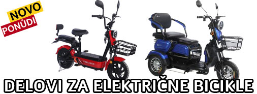 Rezervni delovi za električne skutere i tricikle