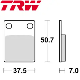 Disk pločice Tomos BT50 CTX80 TRW, slika 1 - Kočioni sistem za TOMOS