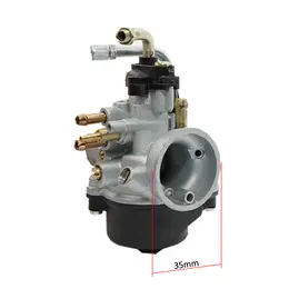 Karburator za skuter Aprilia Beneli CPI Keeway Minarelli 2T 50cc 12,5mm ručni saug, slika 1 - Karburatori