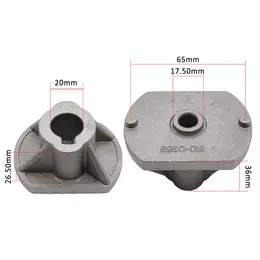 Nosač noža kosilice Castelgarden - 20x18x27x39x65 mm, slika 1 - Nosači noževa