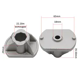 Nosač noža kosilice Castelgarden - 22,2x18x30x36x65 mm, slika 1 - Nosači noževa