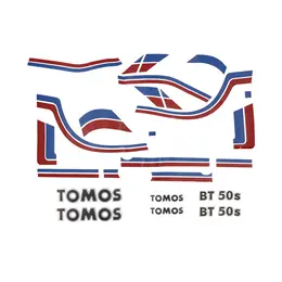 Nalepnice Tomos BT50, slika 1 - Sedišta / Ram / Korman za TOMOS