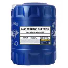 Motorno ulje MANNOL Traktor Superoil 15W-40 7406 20L, slika 1 - Ulja za Traktore i radne mašine