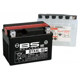 Akumulator BS 12V 4Ah gel BTX4L-BS desni plus 50A, slika 1 - Akumulatori za skutere i motocikle