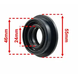 Semering izlaznog vratila za motokultivator Mio Standard F400 fi 25x46/55x19 mm, slika 1 - MIO STANDARD HONDA