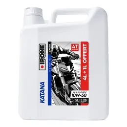 Motorno ulje IPONE Katana Sport 10W-50 4T 5L, slika 1 - Motorna ulja za 4T motocikle