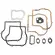 Dihtung garnitura Briggs & Stratton 5 KS 297615 397145 495603, slika 2 - Delovi za BRIGGS & STRATTON kosilice