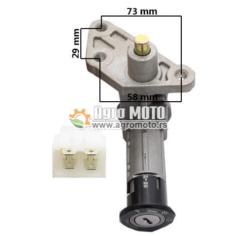 Kontakt brava GY6 50cc 4T Sprint Falcon Phantom 2T, slika 2 - Kontakt brave