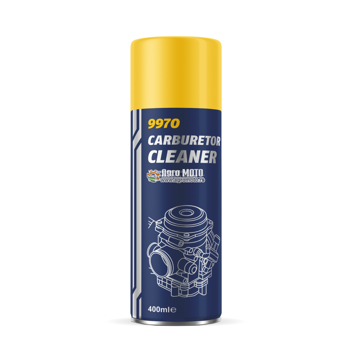 Sprej za čišcenje karburatora MANNOL Carburetor Cleaner 9970 400 ml, slika 1 - Kozmetika i održavanje