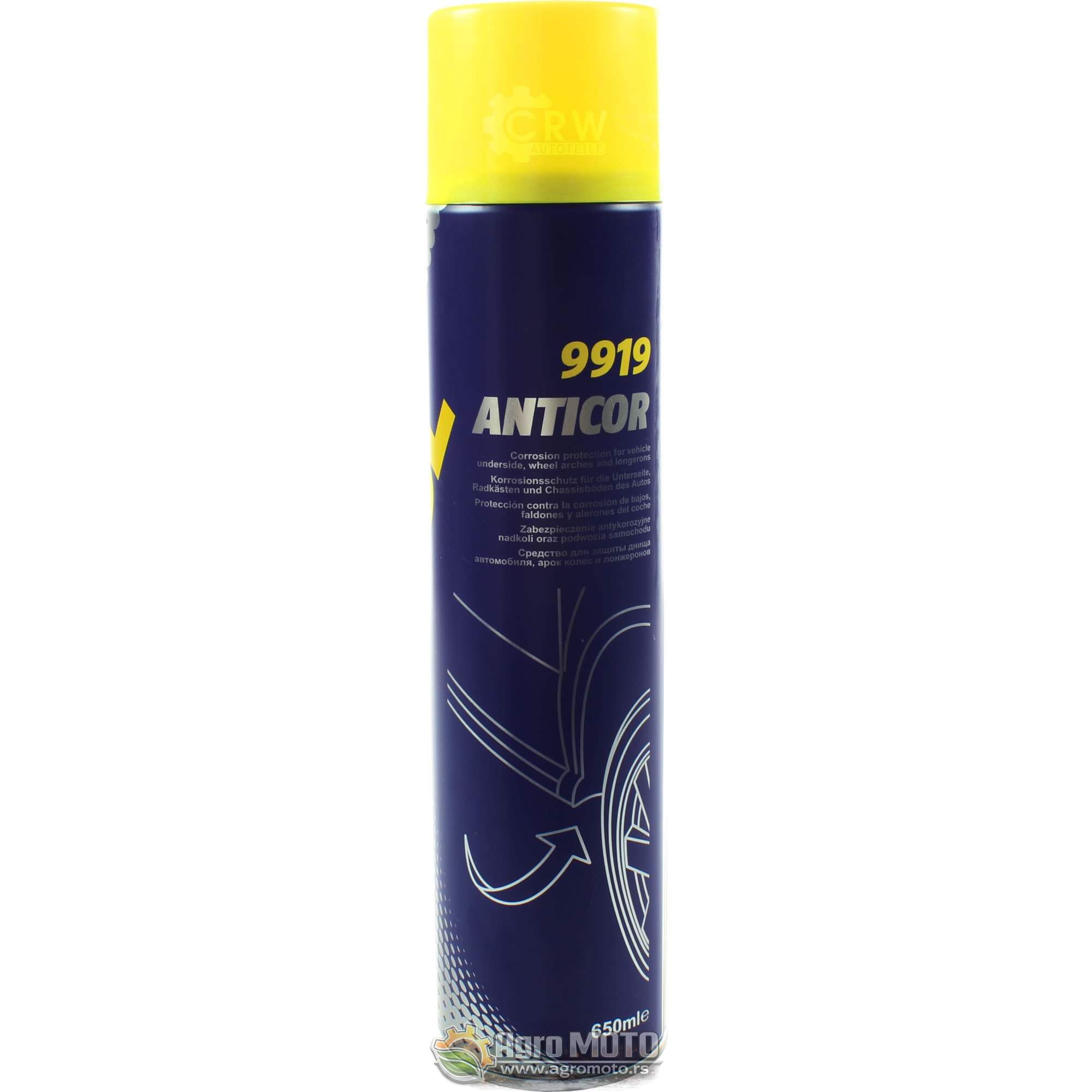 Anticor MANNOL zaštita šasije i metala u spreju 9919 650 ml, slika 1 - Tehnički sprejevi i održavanje