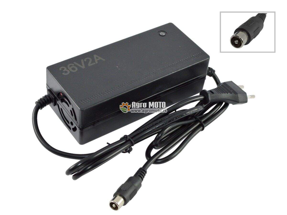 Punjač za elektricni bicikl 36V 2A "O" priključak litijumske baterije, slika 1 - Punjači za električne bicikle