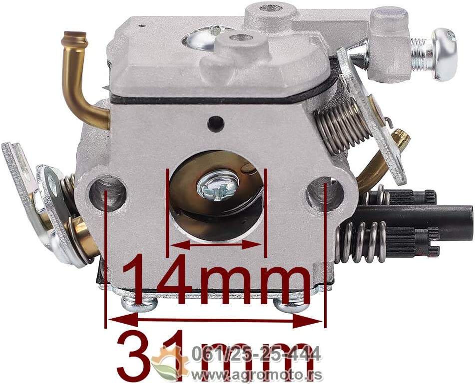 Karburator trimera Husqvarna 123 223 323 325 326 327 Thorp, slika 2 - Delovi za HUSQVARNA trimere