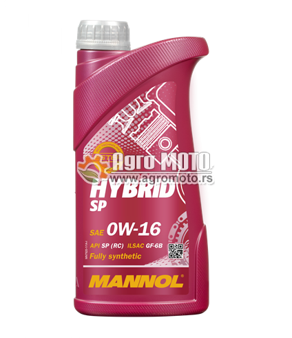 Motorno ulje HYBRID SP MANNOL 0W-16 7920 1L, slika 1 - Motorna ulja za automobile