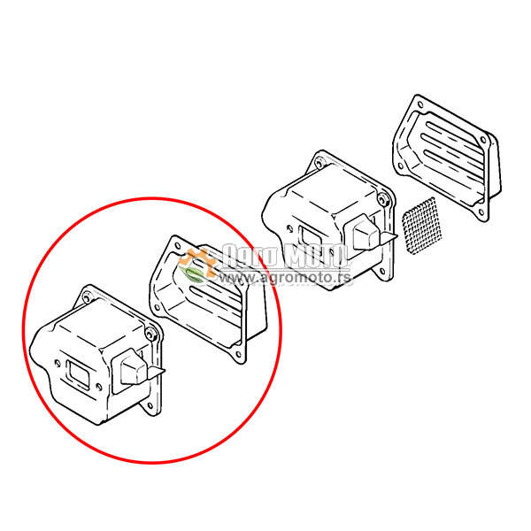 Auspuh testere za Stihl 034 036 MS 340 360, slika 3 - Delovi za STIHL testere