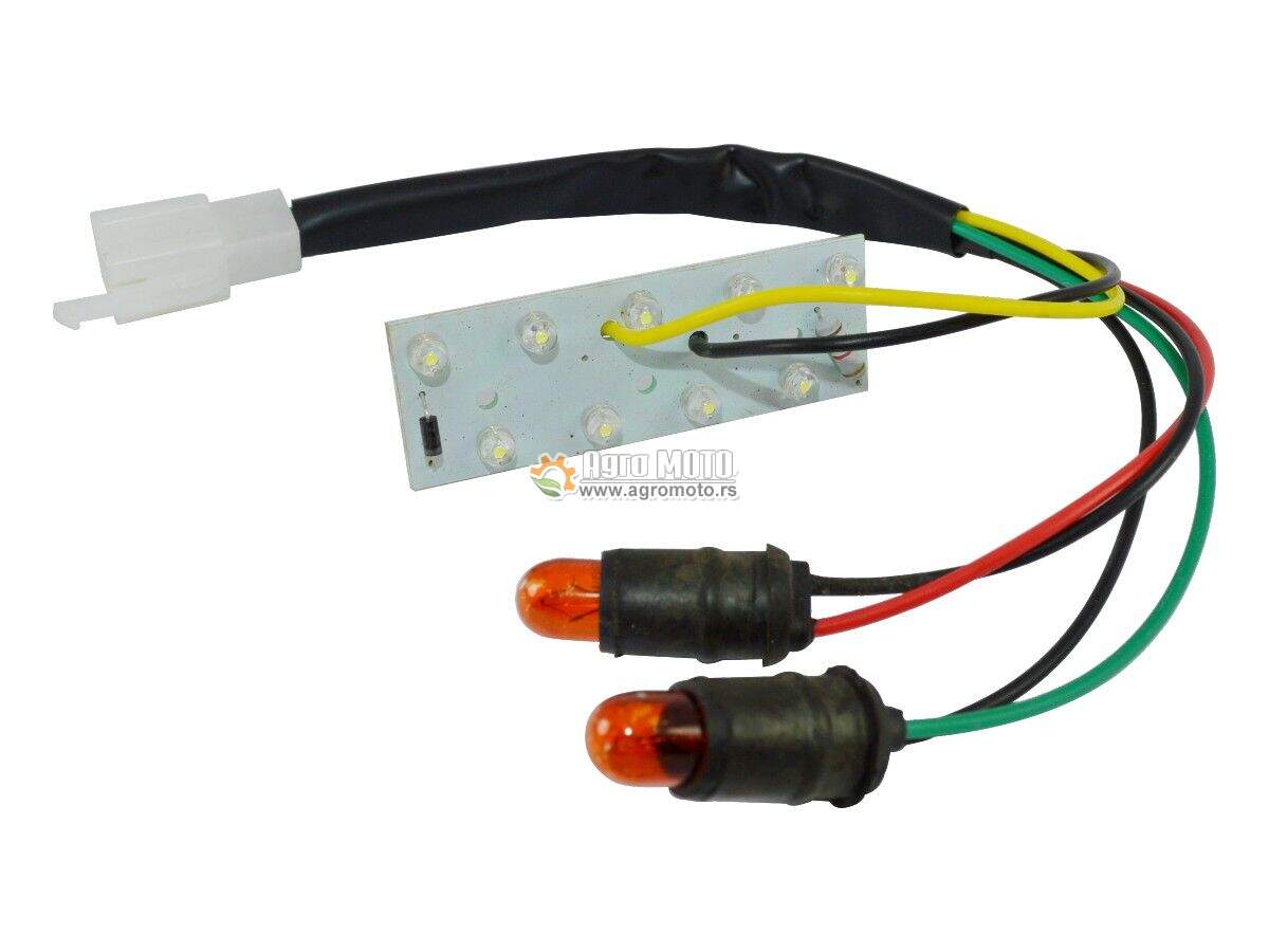 Diode LED prednjeg svetla sa sijalicama žmigavaca GLX-A, slika 1 - Delovi za električne bicikle i skutere