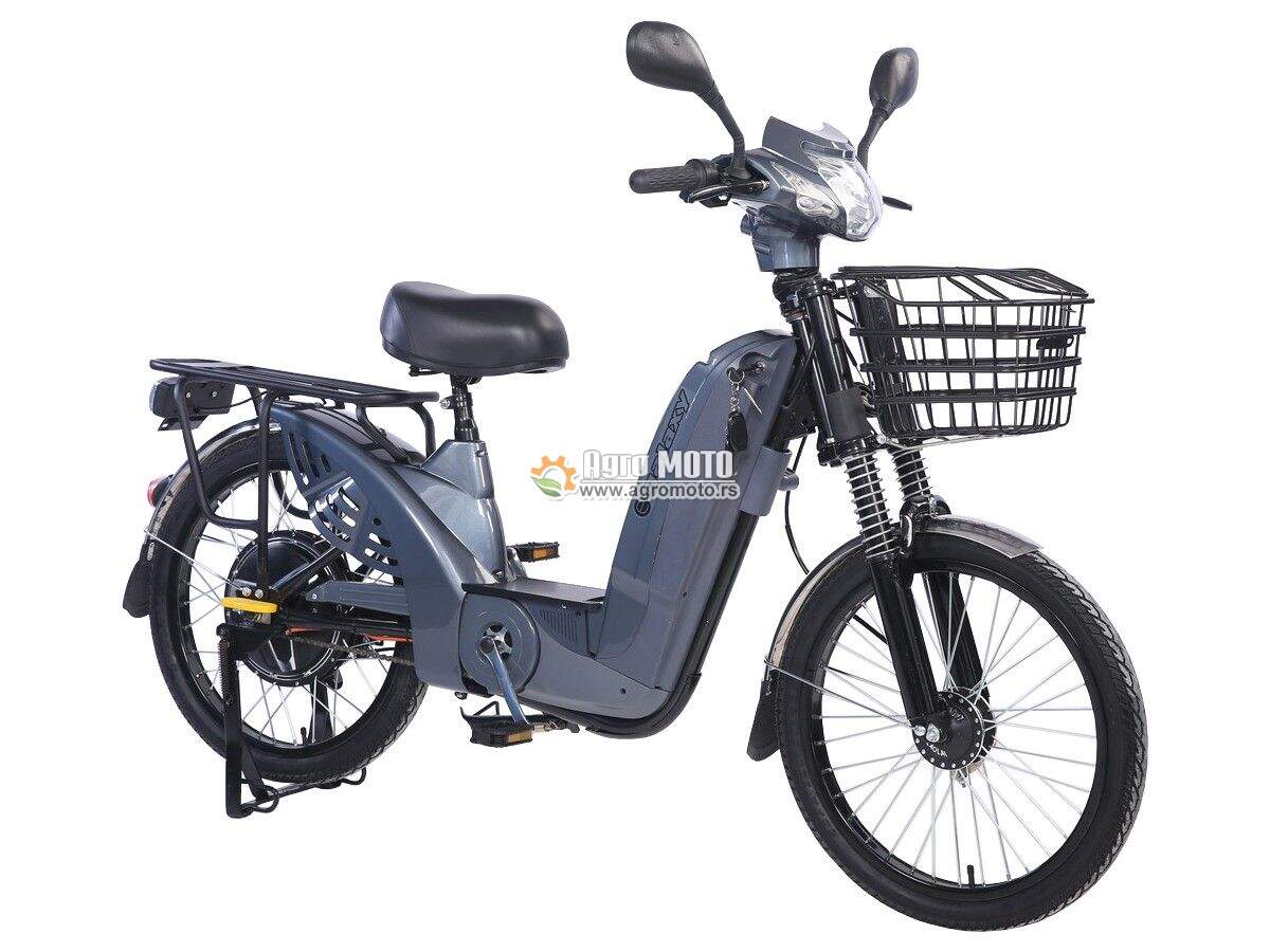 Električni bicikl GLX-A-3 250W 48V 12Ah siva, slika 1 - Električni skuteri i bicikli