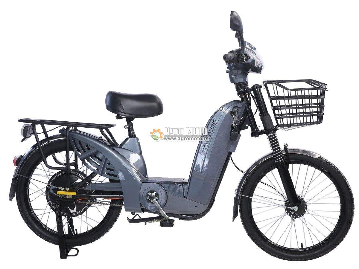 Električni bicikl GLX-A-3 250W 48V 12Ah siva, slika 2 - Električni skuteri i bicikli