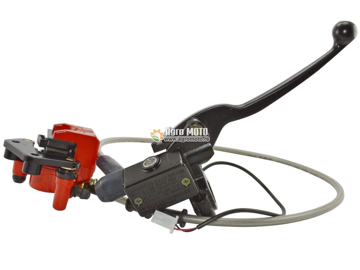 Prednja hidraulična kočnica (ručica, cev, klešta) za INFINITY, slika 1 - Delovi za električne bicikle i skutere