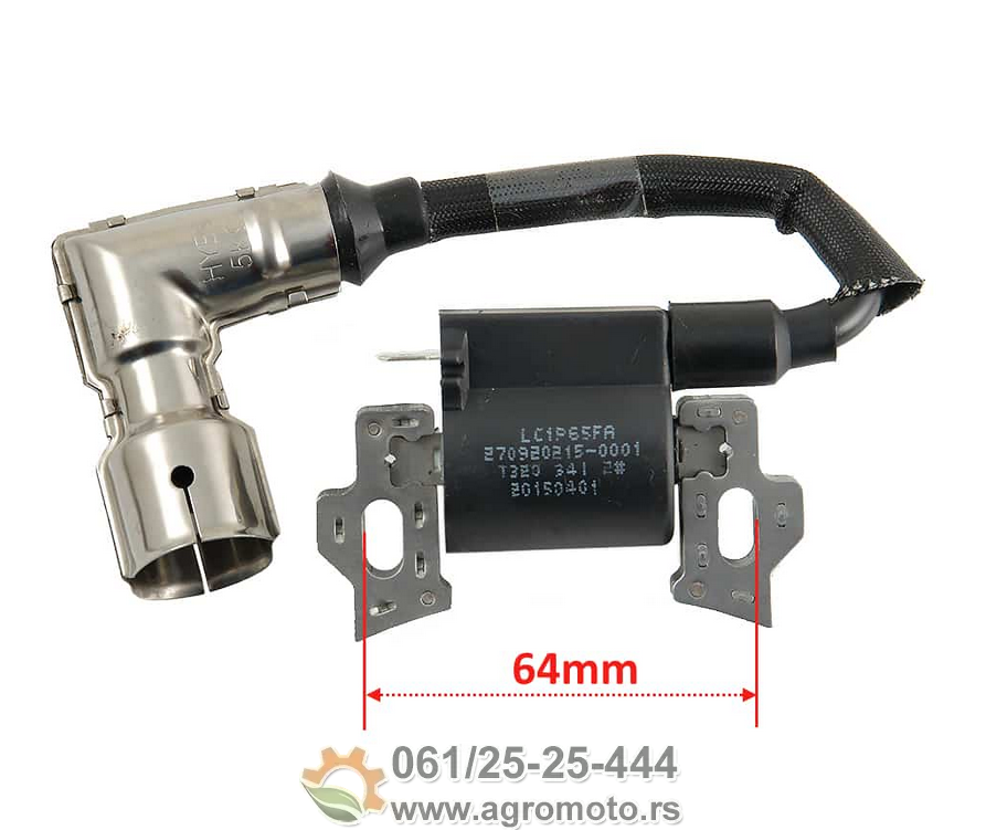 Elektronika (bobina) kosilice LC 1P61FA 1P65FA 1P70FA Loncin, slika 1 - Delovi za VILLAGER / FARM / LONCIN / MTD kosilice