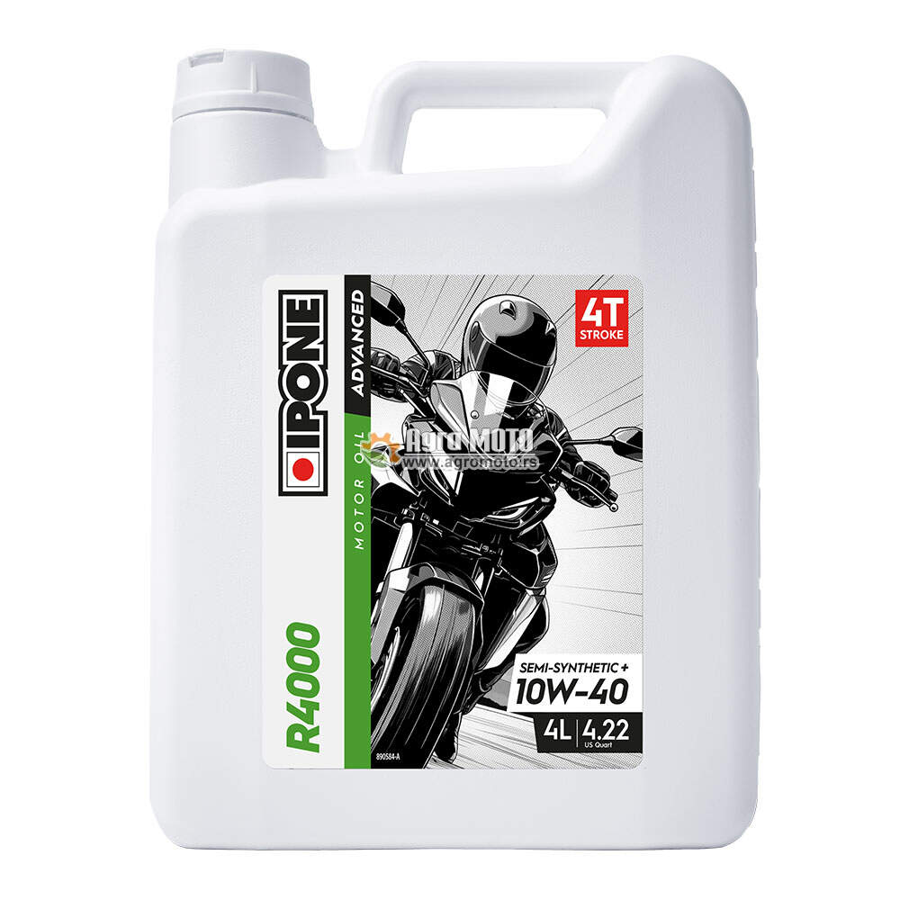 Motorno ulje IPONE R4000 10W-40 4L, slika 1 - Motorna ulja za 4T motocikle