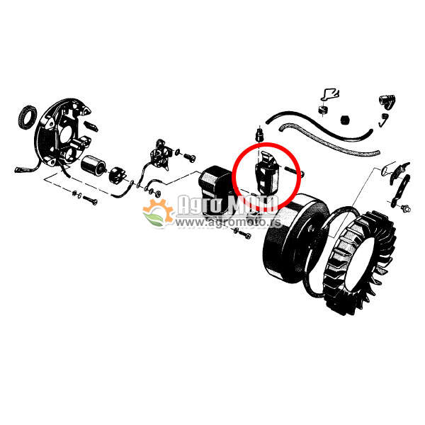 Bobina testere za Stihl 041 045 Husqvarna 380 480 650 770, slika 3 - Delovi za STIHL testere