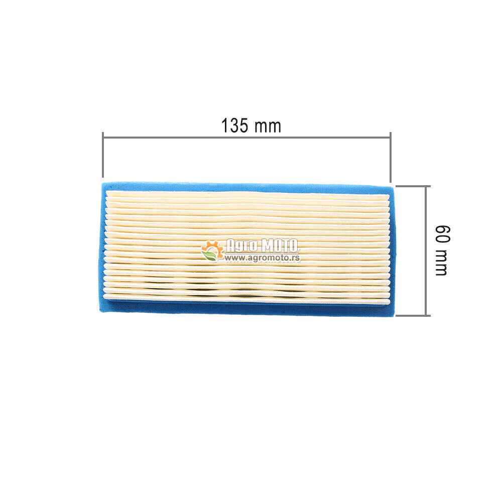 Filter vazduha Honda GXV 140 135x60x25 mm, slika 1 - Delovi za HONDA kosilice