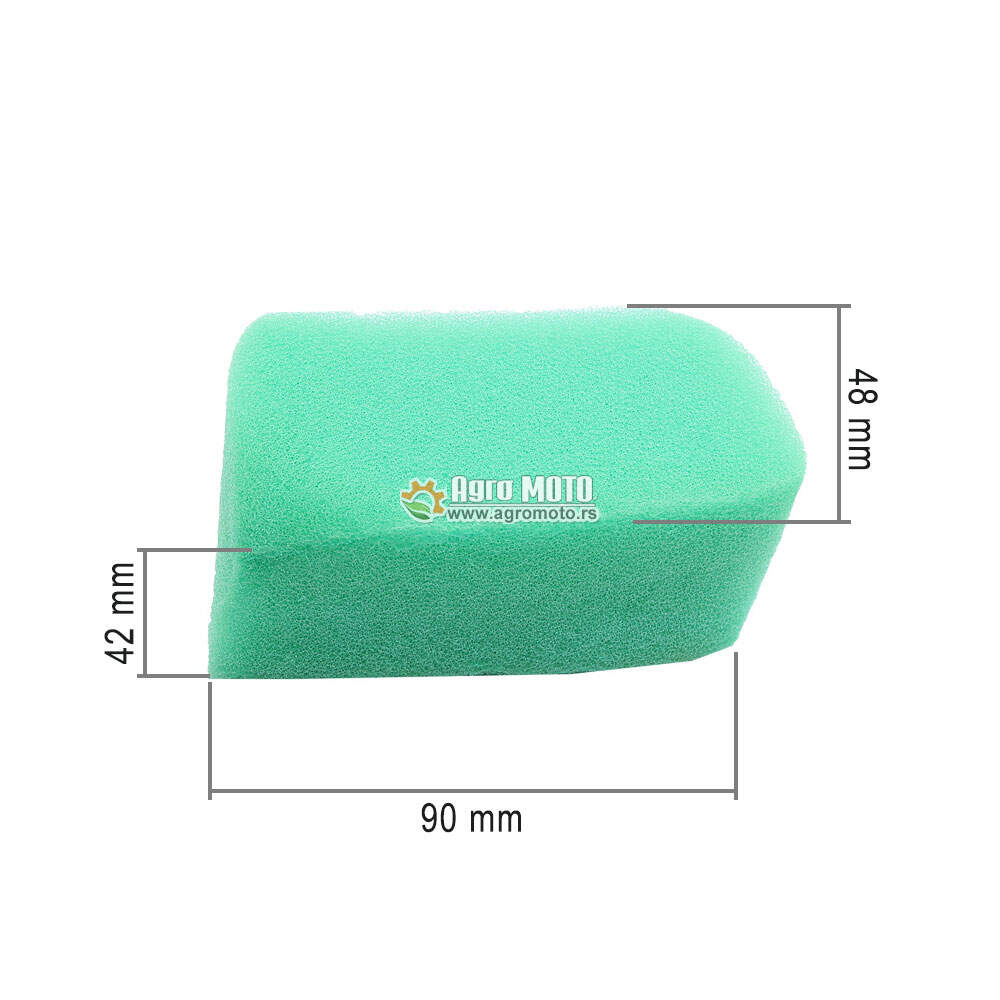 Filter vazduha Tecumseh 4 do 4,5 KS 105x45x39 mm, slika 1 - Delovi za TECUMSEH kosilice