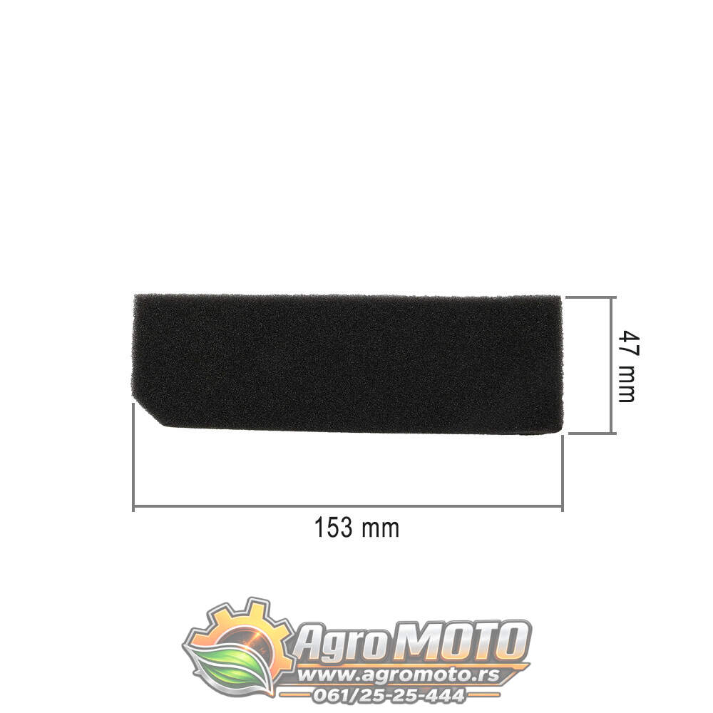 Filter vazduha Tecumseh Synergy 153x47x30 mm, slika 1 - Delovi za TECUMSEH kosilice