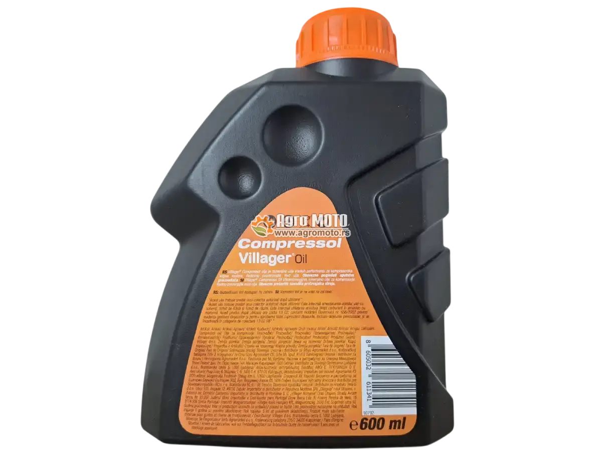Ulje za kompresore Compressol 600 ml Villager, slika 4 - Ulje za motokultivator