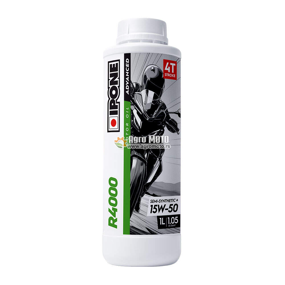 Motorno ulje IPONE R4000 15W-50 1L, slika 1 - Motorna ulja za 4T motocikle