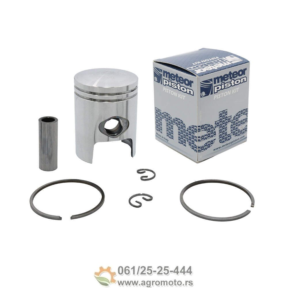 Klip sa karikama Tomos 38,5x12 mm Meteor Piston, slika 1 - Motorni delovi za TOMOS