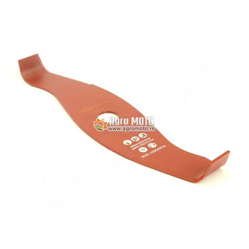 Nož za trimer dvokraki zakrivljeni S oblik 320x25,4x3 mm, slika 1 - Noževi i cirkulari