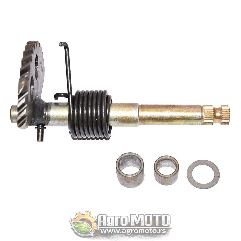 Zupčanik kurble polumesec GY6 125cc 150cc 4T 147mm, slika 2 - Kurbla i zupčanik kurble