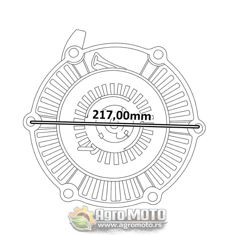 Starter kosilice GGP SV 200 OHV 6 KS, slika 2 - Delovi za VILLAGER / FARM / LONCIN / MTD kosilice