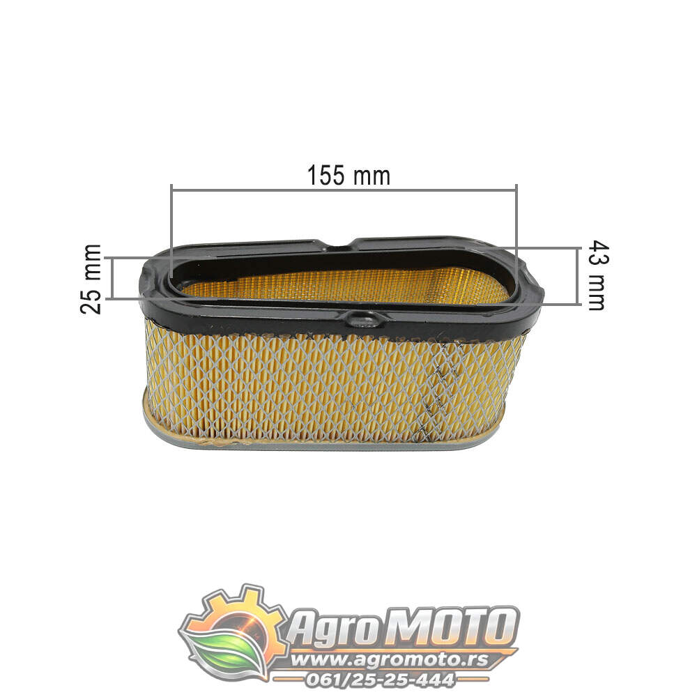 Filter vazduha Briggs & Stratton 12 do 15 KS  496894 493909, slika 1 - Delovi za BRIGGS & STRATTON kosilice