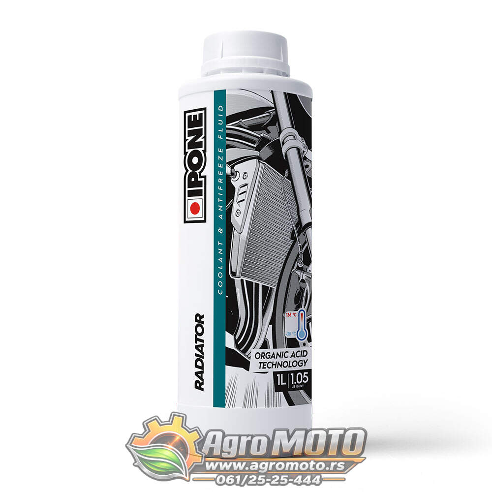 Antifriz IPONE Radiator Liquid -38°C 1L, slika 1 - Kočione i rashladne tečnosti