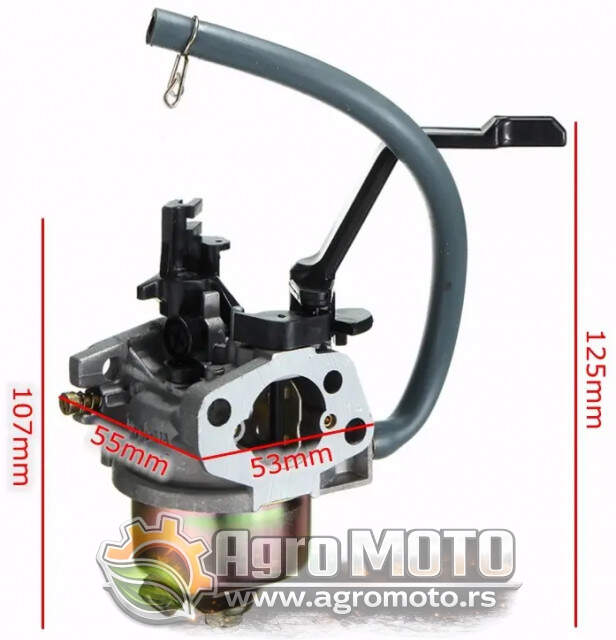 Karburator Honda GX 140 160 200 bez slavine za agregat Loncin, slika 1 - Agregat za struju 2kW - 5kW delovi