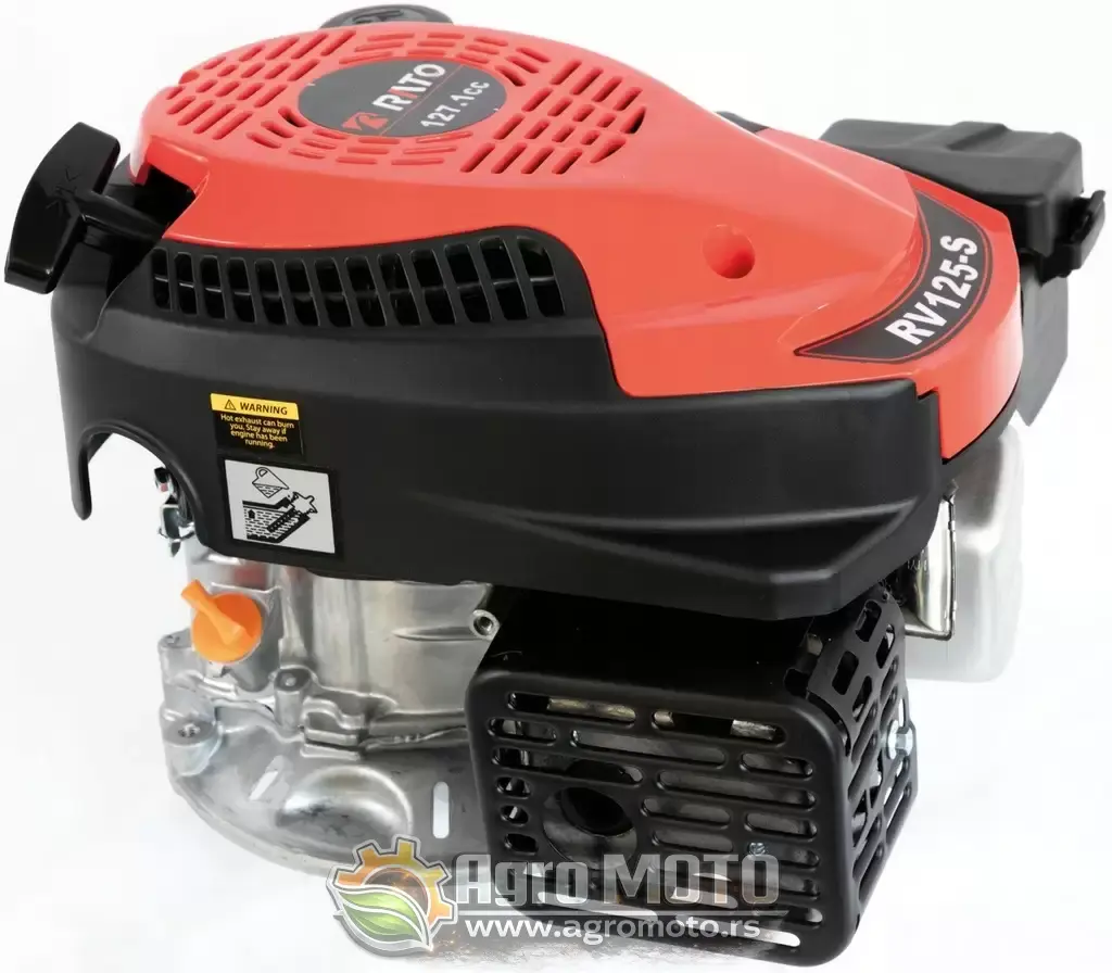 Motor ugradni za kosilice RATO RV125-S 2,6 KS 22,2x50mm, slika 6 - Ugradni motori za kosilice