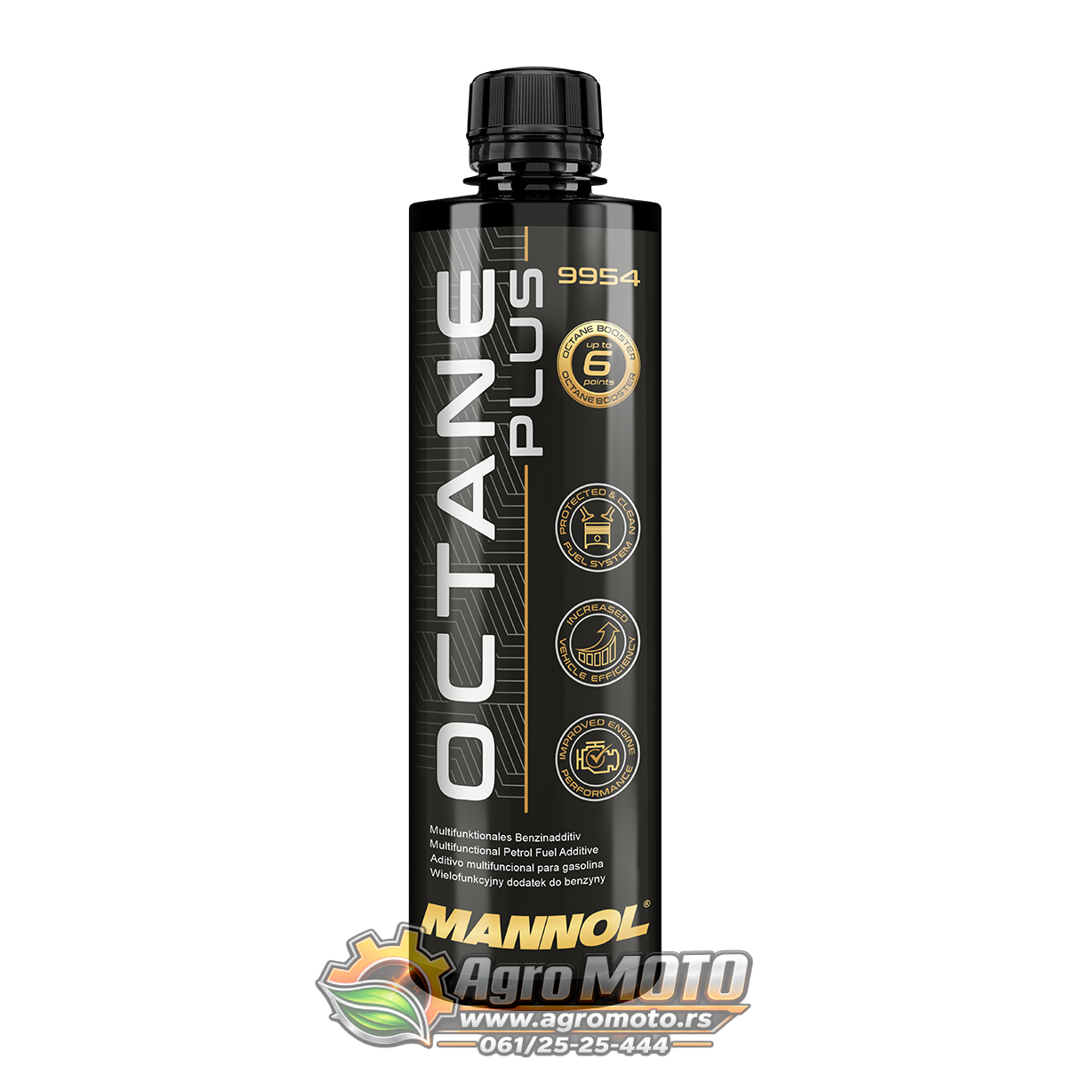 Aditiv za benzin gorivo MANNOL Super Octane Plus 9954 450 ml, slika 1 - Aditivi