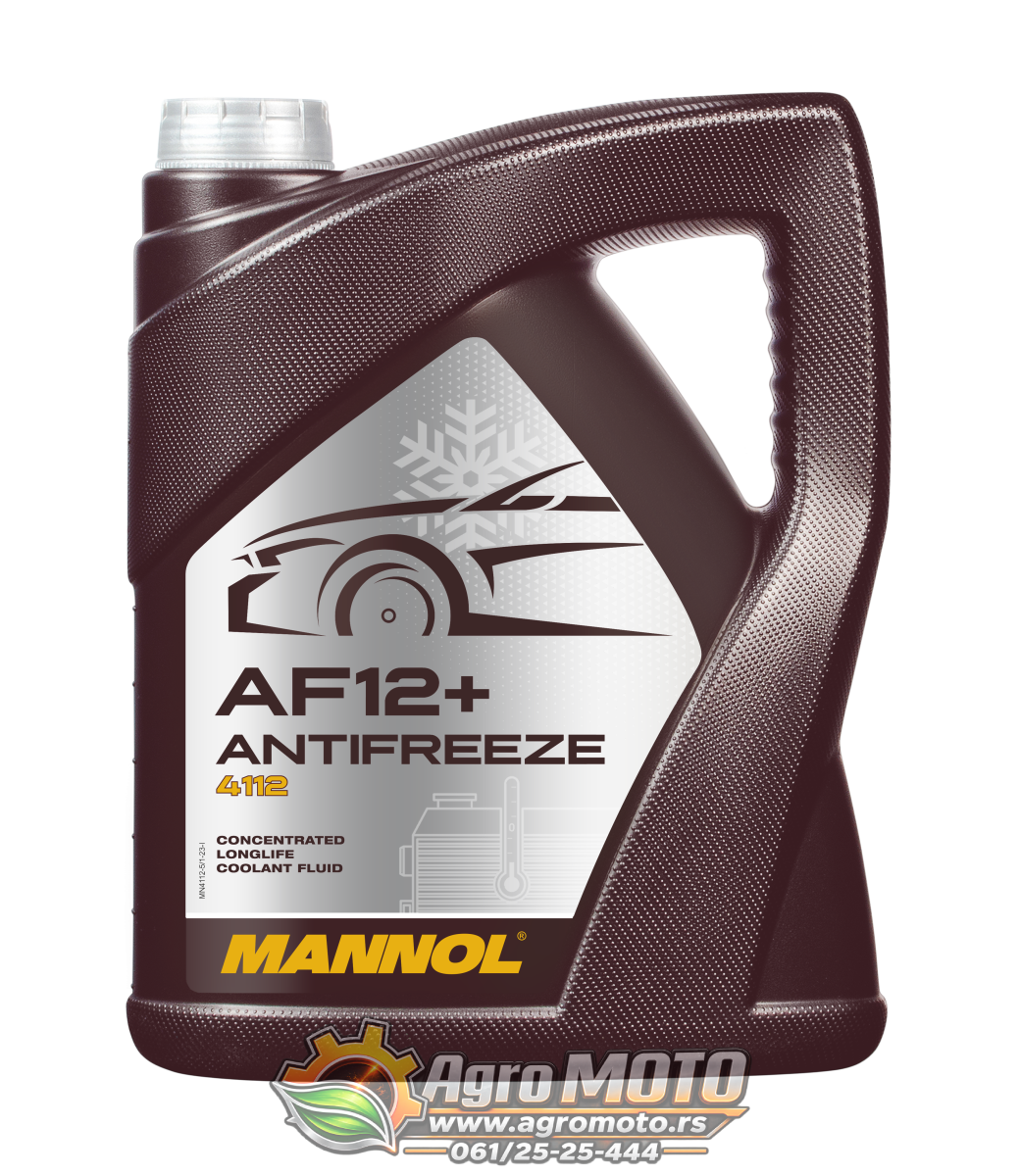 Antifriz MANNOL Longlife Antifreeze AF12 + 100% 4112 5L, slika 1 - Kočione i rashladne tečnosti