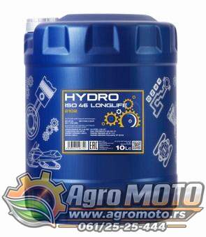 Hidraulično ulje MANNOL Hydro ISO 46 Longlife 2102 10L, slika 1 - Hidraulična ulja i tečnosti