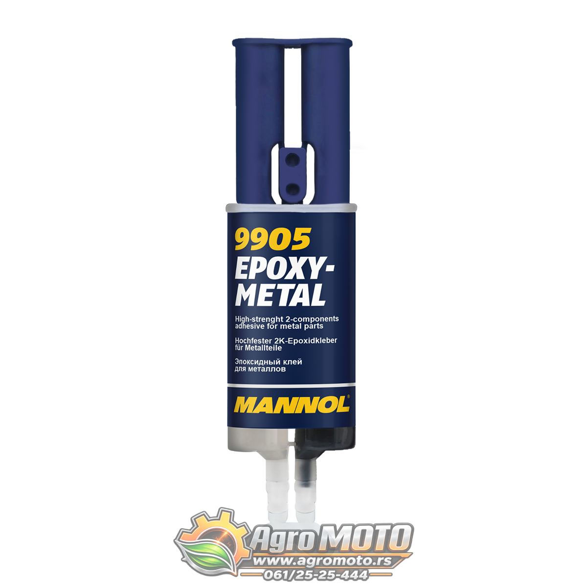 Lepak za metal dvokomponentni MANNOL Epoxy-Metal 9905 30 gr, slika 1 - Kozmetika i održavanje