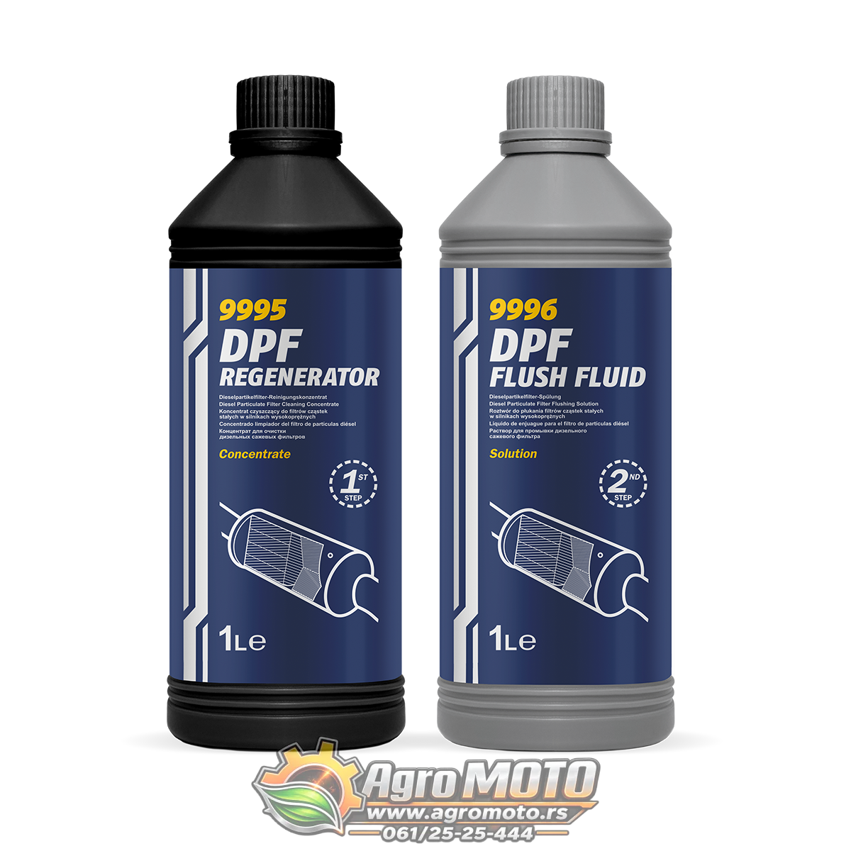 Komplet za regeneraciju i čišćenje MANNOL DPF Regenerator & Flush Fluid 9995 / 9996 1L + 1L, slika 1 - Aditivi