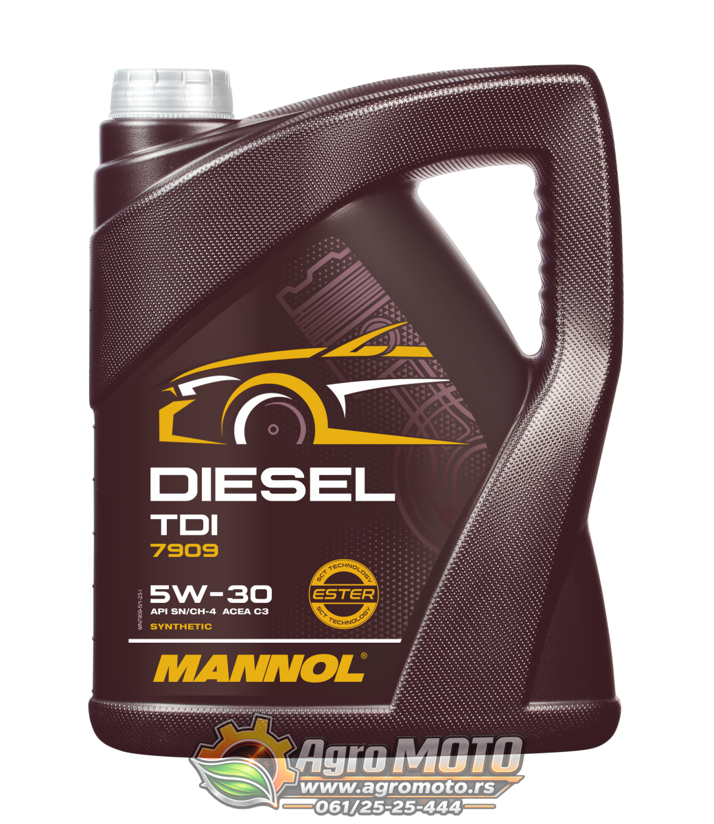 Motorno ulje Diesel TDI MANNOL 5W-30 7909 5L, slika 1 - Motorna ulja za automobile