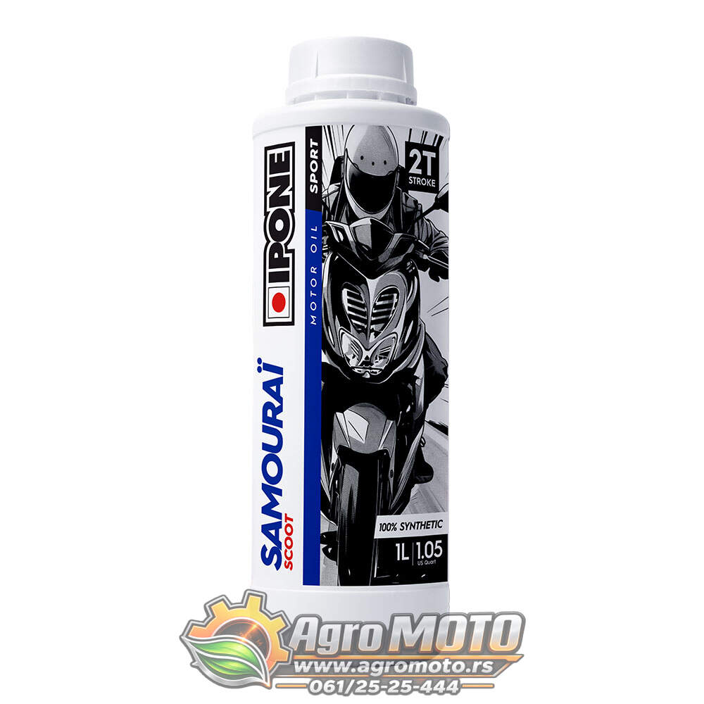 Motorno ulje IPONE Samourai Scoot 2T 1L, slika 1 - Motorna ulja za 2T motore / skutere