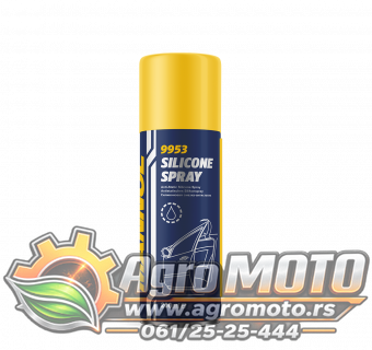 Silikonski sprej MANNOL Silicone Spray 9953 200 ml, slika 1 - Kozmetika i održavanje
