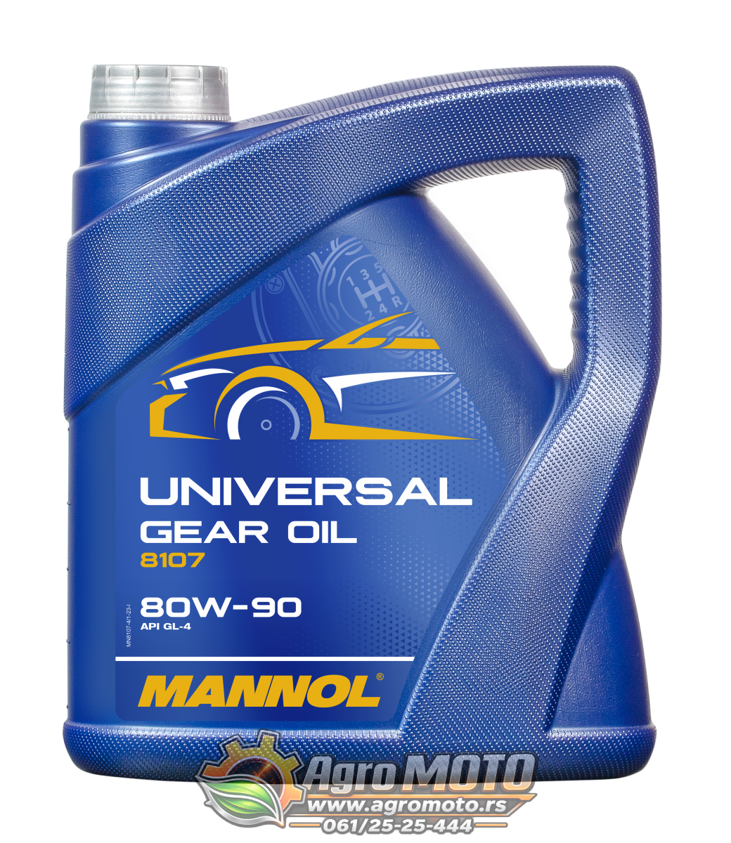 Ulje za menjač MANNOL Universal Getriebeoel 80W-90 8107 4L, slika 1 - Ulje za motokultivator