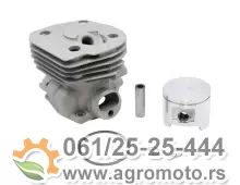 Cilindar i klip testere Husqvarna 353 Jonsered 2152 fi 45 mm Meteor Piston, slika 1 - Delovi za HUSQVARNA / JONSERED testere