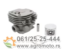Cilindar i klip testere Husqvarna 371 372 Jonsered 2071 fi 50 mm Meteor Piston, slika 1 - Delovi za HUSQVARNA / JONSERED testere