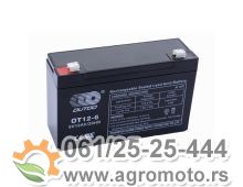 Akumulator OT6-12 12V 6Ah za dečije automobile 1